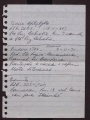 Page from Cleofe Calderon's notebook, Brasil 1972