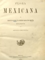 Title page of "Flora Mexicana, Exarata, Editio Secunda."